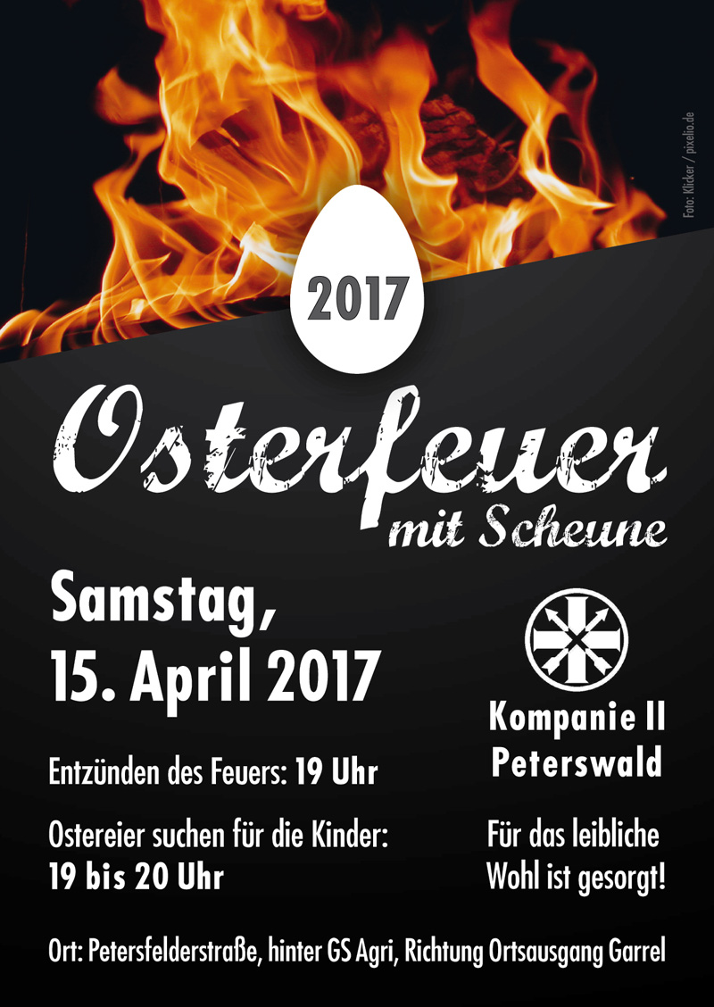 2017 Osterfeuer
