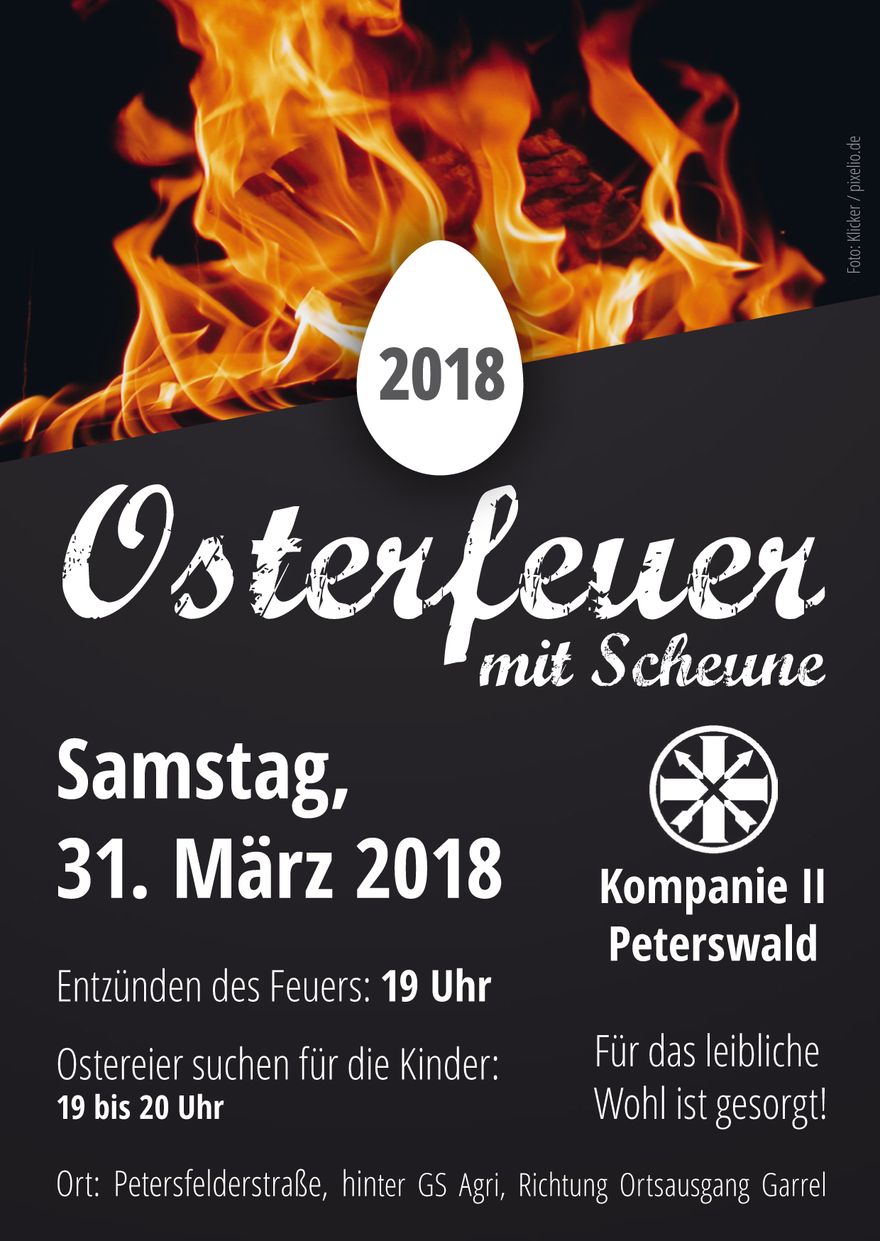 2018 Osterfeuer