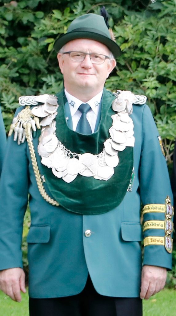Landesbezirks- und Bezirkskönig Karl Rolfes 2016