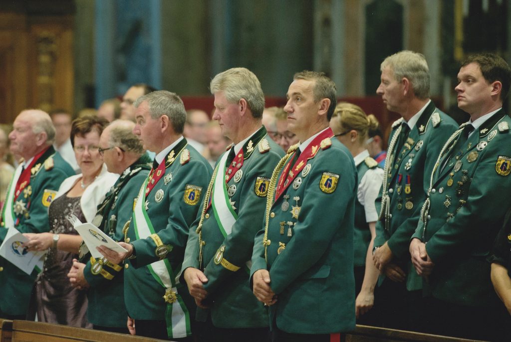 Die hohen Offiziere beim Gottesdienst im Petersdom 2016